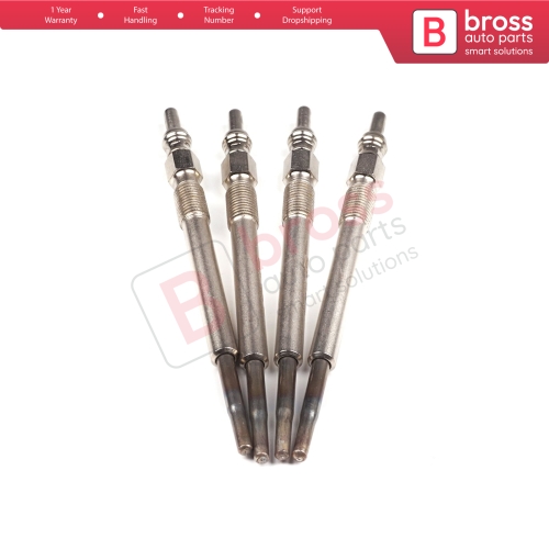 4 Pcs Heater Glow Plugs GX4119 010027600 for Fiat Opel Suzuki Lancia