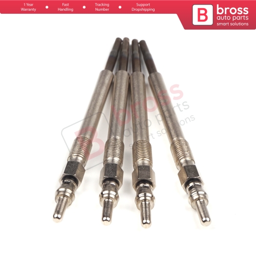 4 Pcs Heater Glow Plugs GX4119 010027600 for Fiat Opel Suzuki Lancia