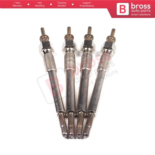 4 Pcs Heater Glow Plugs GX145 0 100 226 497 1214035 for Opel Honda