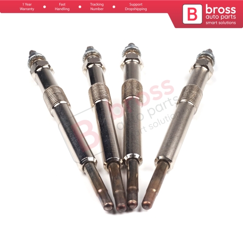 4 Pcs Heater Glow Plugs GX117 596064 GN054 0100226492 for Ford Citroen Peugeot Fiat