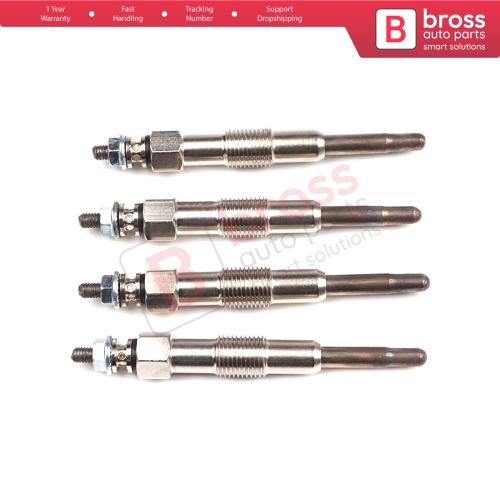 4 Pcs Heater Glow Plugs GX83 100221170 730MJ for Fiat Croma 1.9 TD