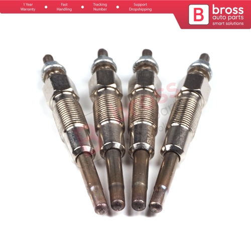 4 Pcs Heater Glow Plugs GX79 350G0100226354 for Renault Peugeot Citroen Iveco 2.8 2.5