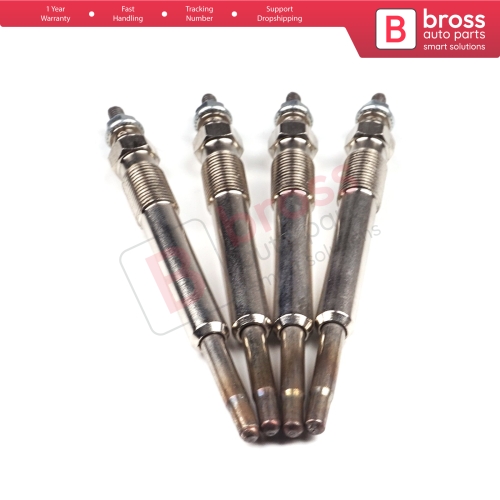 4 Pcs Heater Glow Plugs GX107 100226344 for Fiat Citroen Peugeot Suzuki 2.0 2.2 D