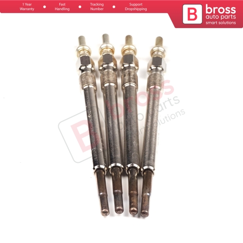 4 Pcs Heater Glow Plugs GX4126 0100276002 for Citroen Peugeot Volvo Jaguar Land 2.4 2.7 3.6