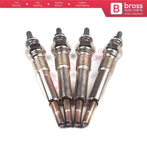 4 Pcs Heater Glow Plugs GJ26IS 371G 100226208 for Isuzu Opel Bedford Vauxhall