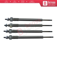 4 Pieces Heater Glow Plug 11 Volt 367104A000 for Kia Hyundai 2.5 CRDI