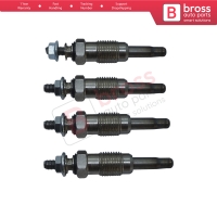4 Pieces Heater Glow Plugs 11 Volt for Audi Ford Mitsubishi Nissan Renault Seat Skoda Volvo VW 1.9 D DT TD TDi DTi Engine 7700867617 