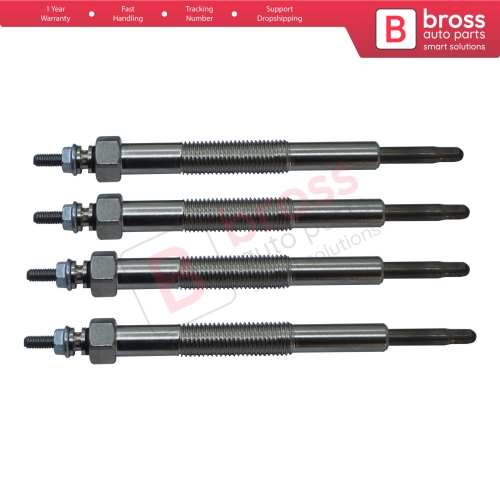 4 Pieces Heater Glow Plug 23 Volt ME017009 for Mitsubishi Canter Rosa 4D30