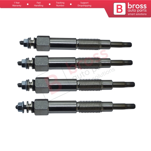 4 Pieces Heater Glow Plug 11 Volt 11065 57J00 GN102 0100226513 for Nissan