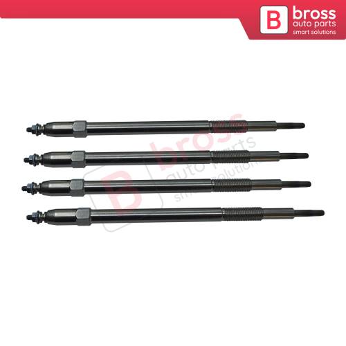 4 Pieces Heater Glow Plug 11 Volt 11065 2W202 7701058142 for Nissan Renault Master