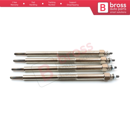 4 Pieces Glow Plug Auxiliary Heater 11065 AD200 GN109 for Nissan Almera Navara NP300 Pathfinder Primera X TRAIL 11 V