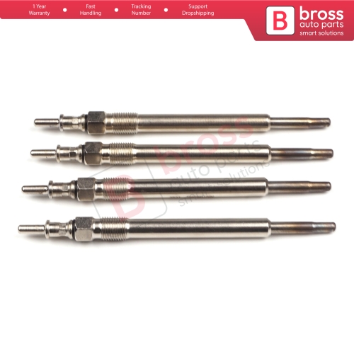 4 Pcs Heater Glow Plugs 11.5 V GX129 80036 0 250 202 045 for Mercedes Chrysler Cherokee