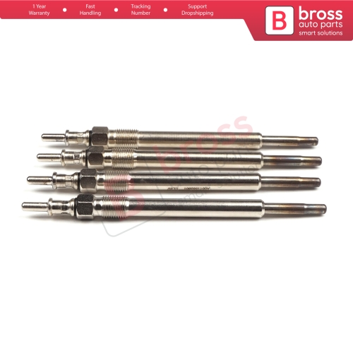 4 Pcs Heater Glow Plugs 11.5 V GX129 80036 0 250 202 045 for Mercedes Chrysler Cherokee