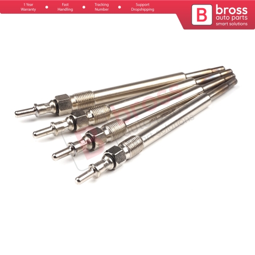 4 Pcs Heater Glow Plugs 11.5 V GX129 80036 0 250 202 045 for Mercedes Chrysler Cherokee