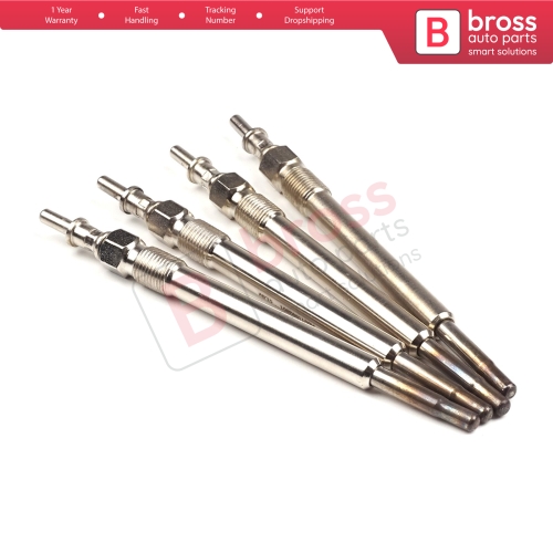 4 Pcs Heater Glow Plugs 11.5 V GX129 80036 0 250 202 045 for Mercedes Chrysler Cherokee