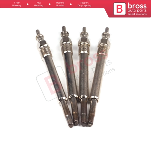 4 Pcs Heater Glow Plugs 11.5 V GX129 80036 0 250 202 045 for Mercedes Chrysler Cherokee