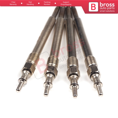 4 Pcs Heater Glow Plugs 11.5 V GX129 80036 0 250 202 045 for Mercedes Chrysler Cherokee