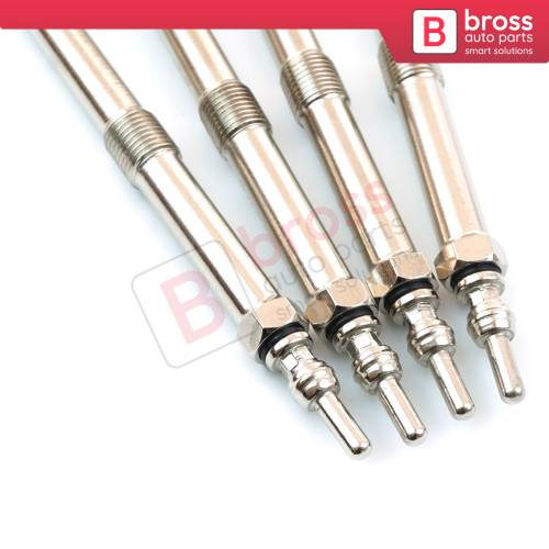 4 Pieces Glow Plug Auxiliary Heater 11 V 8200012099 4430069 for Nissan Opel Renault