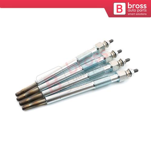 4 Pieces Glow Plug Auxiliary Heater 11 Volt 7701057806 1214079 for Opel Renault Saab 3.0 Engine