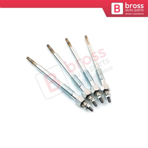 4 Pieces Glow Plug Auxiliary Heater 11 Volt 7701057806 1214079 for Opel Renault Saab 3.0 Engine