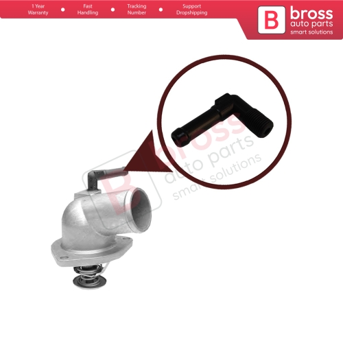 Thermostat Pipe 1338331R for Opel Vauxhall Astra G Vectra B Zafira A 1.4-1.6 16V
