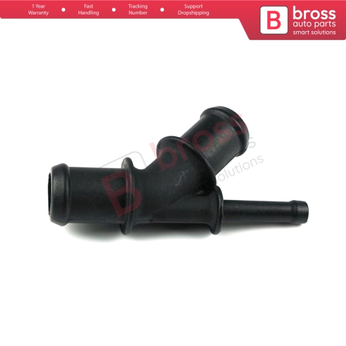 Engine Coolant Tee Distributor Hose Connector Water Flange Connection 1J0121087D for VW Audi Seat Skoda