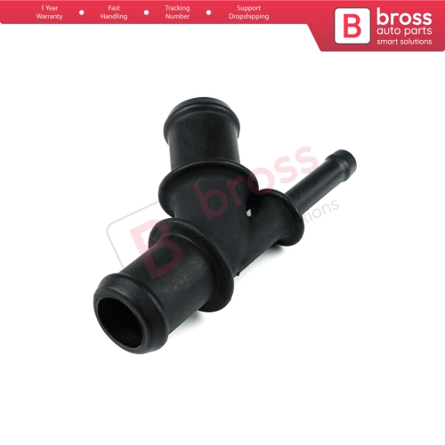 Engine Coolant Tee Distributor Hose Connector Water Flange Connection 1J0121087D for VW Audi Seat Skoda