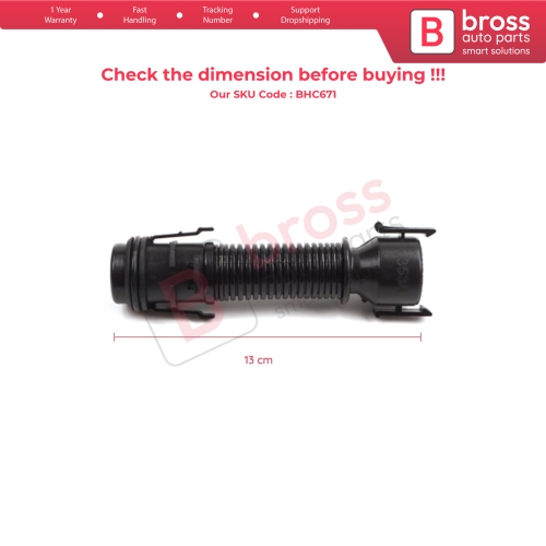 Filtered Air Intake Breather Pipe Hose for Mini R55 R56 R57 R58 R59 R60 R61 BMW N47N Engine 13718513538