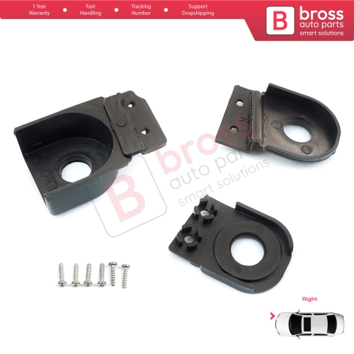 Headlight Holder Mount Repair Bracket Tab Set Right Side for Audi A6 C6 S6 RS6 Avant Quattro Allroad 2004-2011 4F0998122