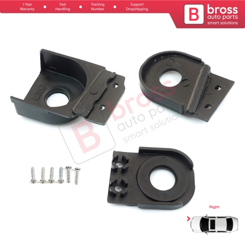 Headlight Holder Mount Repair Bracket Tab Set Right Side for Audi A6 C6 S6 RS6 Avant Quattro Allroad 2004-2011 4F0998122