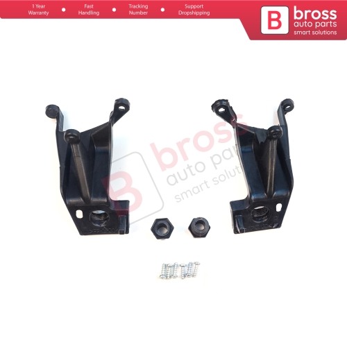 Headlight Holder Mount Repair Bracket Tab Set Left Side for Fiat Linea 323 110 2007-2018 51785219 51776318