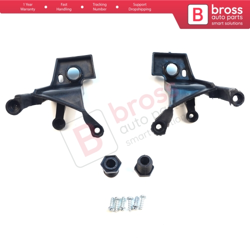 Headlight Holder Mount Repair Bracket Tab Set Left Side for Fiat Linea 323 110 2007-2018 51785219 51776318