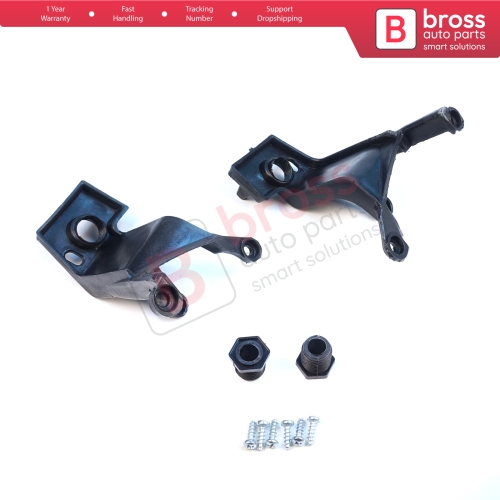 Headlight Holder Mount Repair Bracket Tab Set Left Side for Fiat Linea 323 110 2007-2018 51785219 51776318