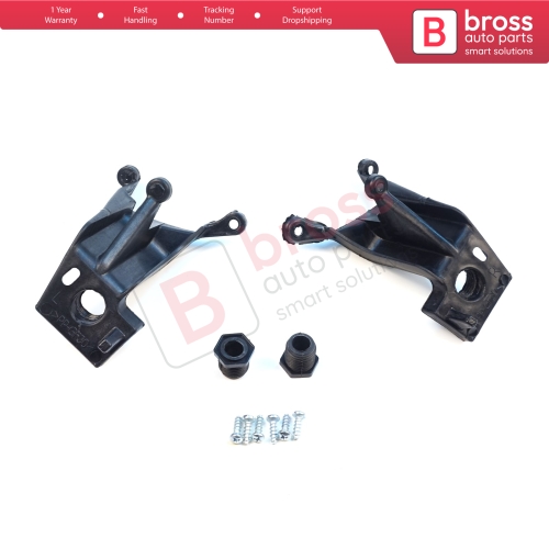 Headlight Holder Mount Repair Bracket Tab Set Left Side for Fiat Linea 323 110 2007-2018 51785219 51776318