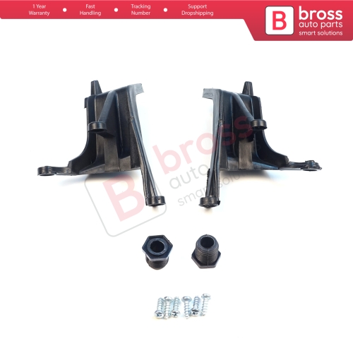 Headlight Holder Mount Repair Bracket Tab Set Left Side for Fiat Linea 323 110 2007-2018 51785219 51776318