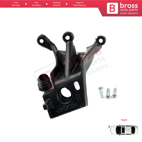 Headlight Holder Mount Repair Bracket Tab Set Right Side for Fiat Linea 323 110 2007-2018 51785219 51776317