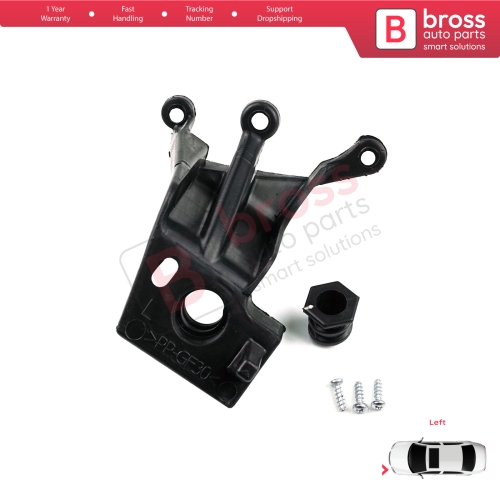 Headlight Holder Mount Repair Bracket Tab Set Left Side for Fiat Linea 323 110 2007-2018 51785219 51776318