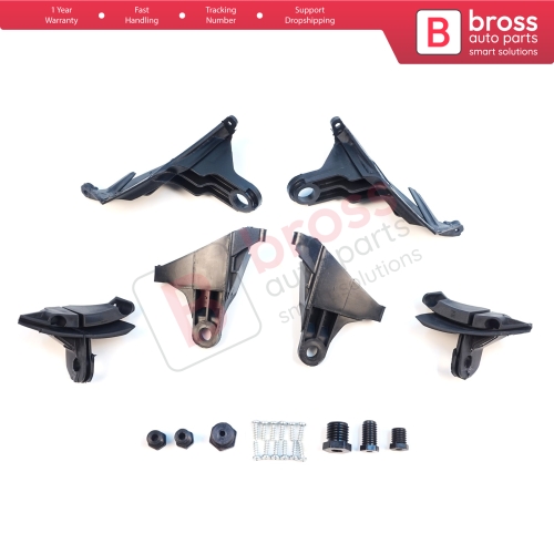 Headlight Headlamp Repair Brackets Tabs Left Right for Mercedes E Class W211 S211 2002-2009 A2118201314 A2118201414