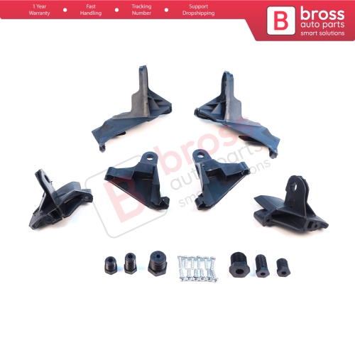 Headlight Headlamp Repair Brackets Tabs Left Right for Mercedes E Class W211 S211 2002-2009 A2118201314 A2118201414