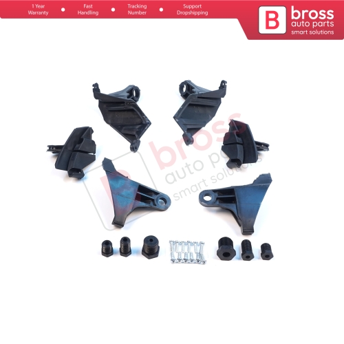 Headlight Headlamp Repair Brackets Tabs Left Right for Mercedes E Class W211 S211 2002-2009 A2118201314 A2118201414