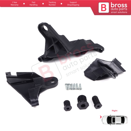 Headlight Headlamp Repair Brackets Tabs Right A2118201414 for Mercedes E Class W211 S211