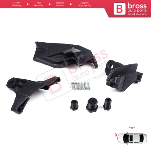 Headlight Headlamp Repair Brackets Tabs Right A2118201414 for Mercedes E Class W211 S211