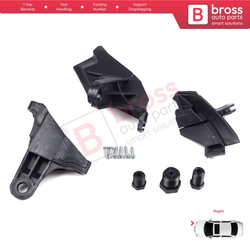 Headlight Headlamp Repair Brackets Tabs Right for Mercedes E Class W211 S211 2002-2009 A2118201414