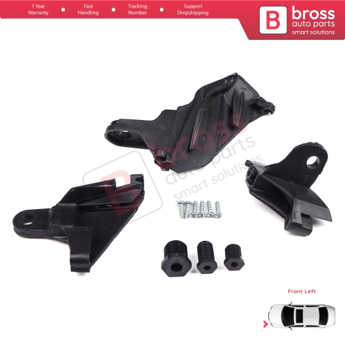 Headlight Headlamp Repair Brackets Tabs Left A2118201314 for Mercedes E Class W211 S211 2002-2009 A2118201314