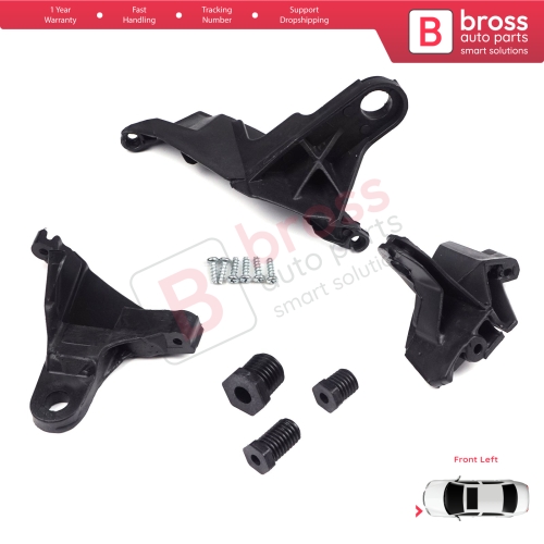 Headlight Headlamp Repair Brackets Tabs Left A2118201314 for Mercedes E Class W211 S211 2002-2009 A2118201314