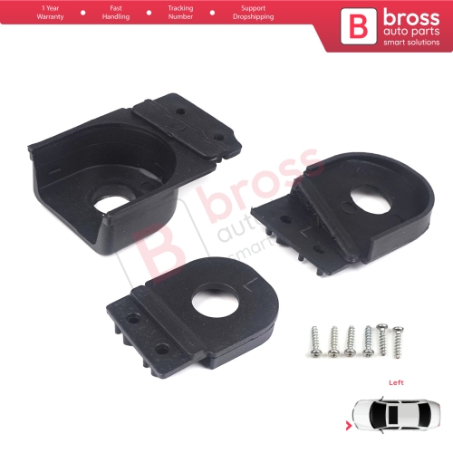 Headlight Holder Mount Repair Bracket Tab Set Left Side for Audi A6 C6 S6 RS6 Avant Quattro Allroad 2004-2011 4F0998121