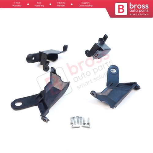 Headlight Holder Mount Repair Bracket Tab Set Left Right Side for Toyota Corolla MK10 E140 E150 Altis 2006-2010 8119412050 8119512050 