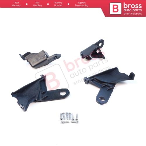 Headlight Holder Mount Repair Bracket Tab Set Left Right Side for Toyota Corolla MK10 E140 E150 Altis 2006-2010 8119412050 8119512050 