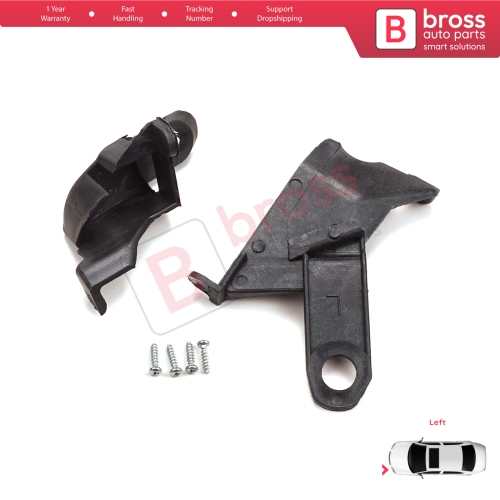 Headlight Holder Mount Repair Bracket Tab Set Left Side for Toyota Corolla MK10 X E140 E150 Altis 2006-2010 8119512050