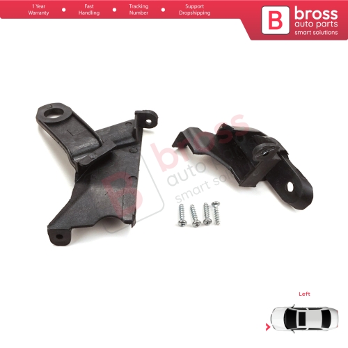 Headlight Holder Mount Repair Bracket Tab Set Left Side for Toyota Corolla MK10 X E140 E150 Altis 2006-2010 8119512050